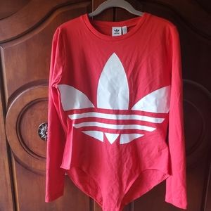 Adidas XL Red Bodysuit